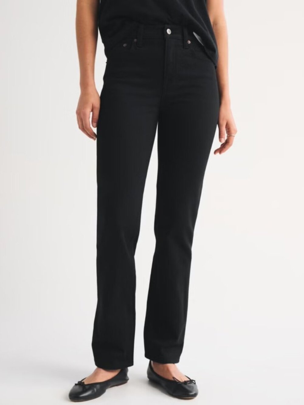 Abercrombie & Fitch High Rise 90s Straight Jean